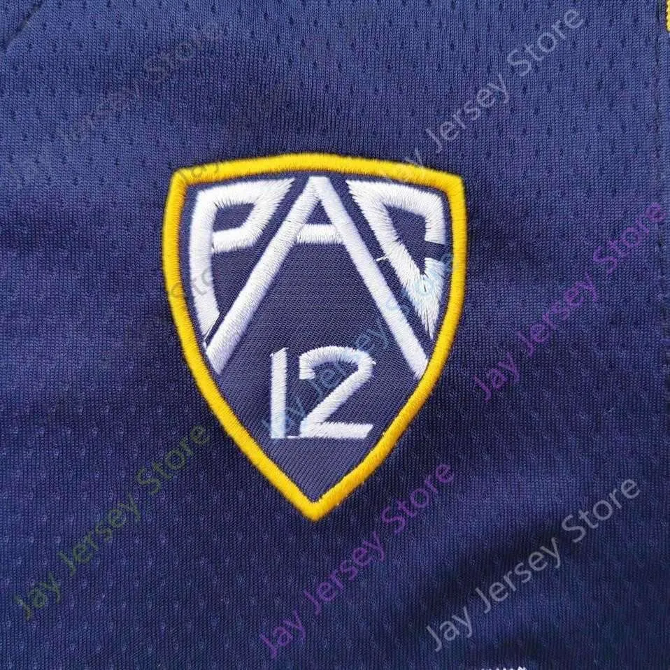 2020 New NCAA California Golden Bears Jerseys 3 Randle College Basketball Jersey Navy Size Youth Adult All Stitched Embroidery