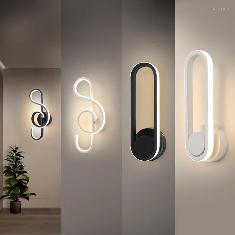 Wall Lamp Modern Led Light Decor Scones Lighting For Bedroom Living Room Corridor AC85-260V 8-24W Lamps Fixture