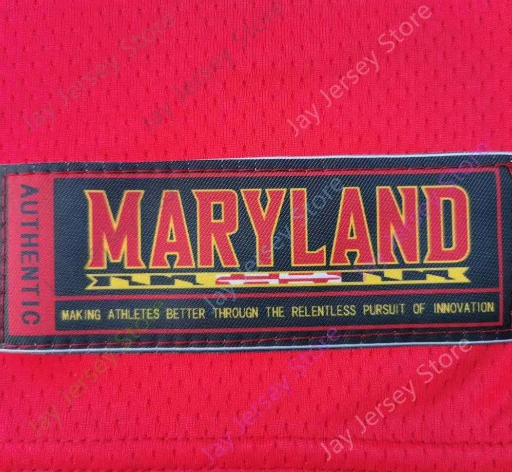 2020 New NCAA Maryland Terrapins Stats Jerseys 5 Eric Ayala College Basketball Jersey Size Youth Adult All Stitched