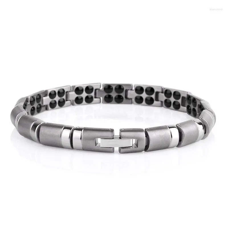 Armreif Damen Herren 99,99 % Titan Germanium Perlen Armband Balance Body 2022 Weihnachten Gesundheit Geschenk