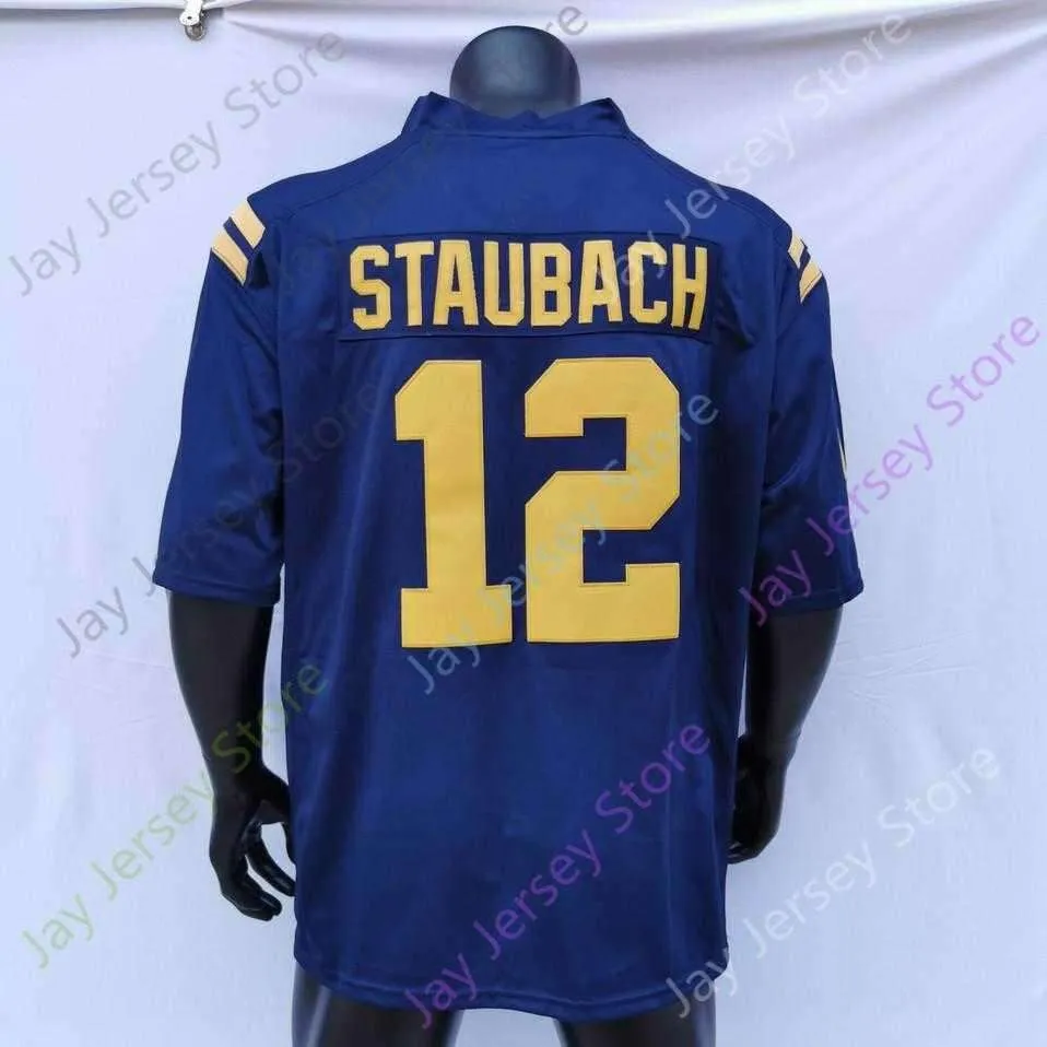 2020 New NCAA Navy Midshipmen Jerseys 12 Roger Staubach College Football Jersey Size Youth Adult All Stitched