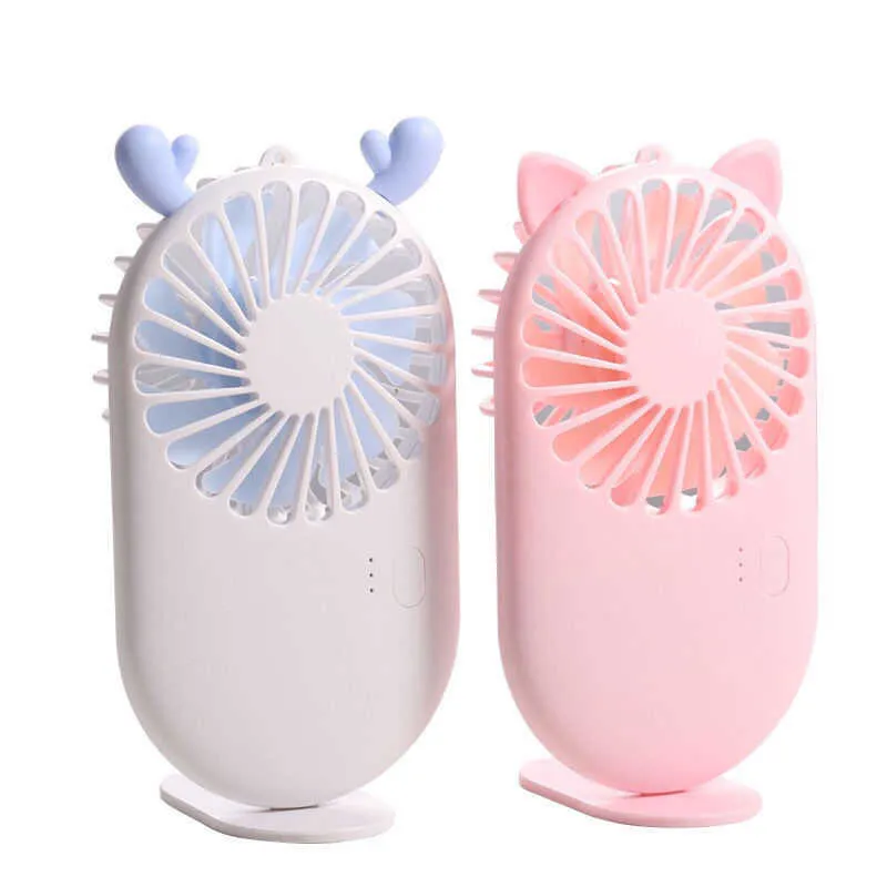 Electric Fans Portable Handheld Small Fan Portable Pocket Mini Desktop USB Charging Big Fan Student Gift Fans T220924