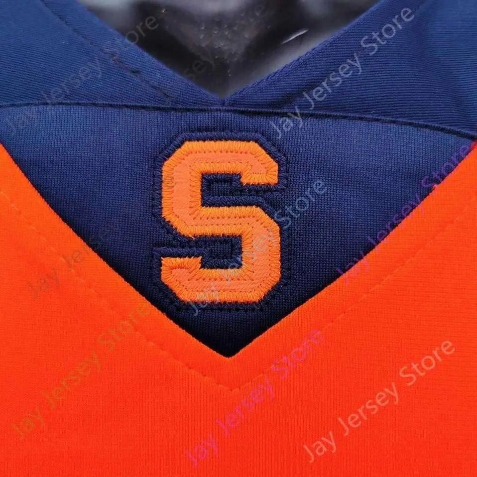 2020 New NCAA Syracuse Orange Jerseys 13 DeVito College Football Jersey Orange Size Youth Adult Embroidery