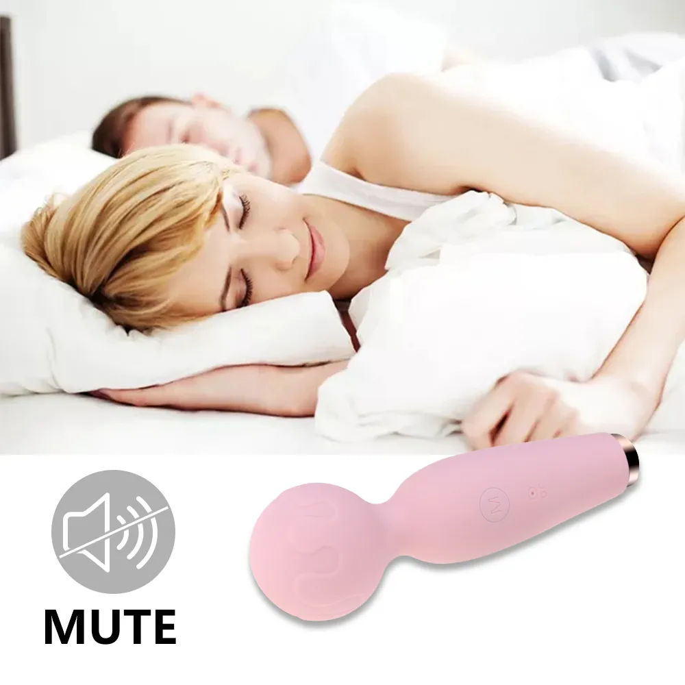 Vibratori Potente vibratore per donne Giocattoli sessuali Massaggio con bacchetta magica a 10 velocità Massaggio USB punto G con bastone AV_voghion.com