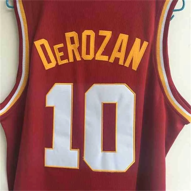 Gla 10 DeRozan Jersey USC Southern California 24 Brian Scalabrine 1 Nick Young College Basketball Jerseys Red Stitching Top Quality 1