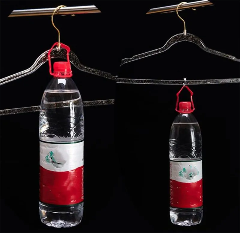 40-44 cm icke-halkhängare glitter transparent hängare plastkläder hängare osynliga garderob hänger rack de788