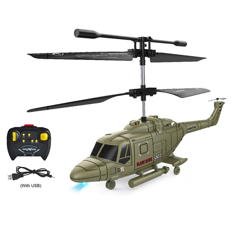 3.5 Electronics channel infrared remote control military helicopter model boy toy factory direct supply multi-color