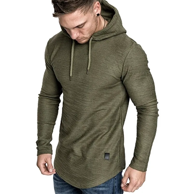 Men s Hoodies sweatshirts merk solide kleur sweatshirt mode lente en herfst winter hiphop mannelijke lange mouw m 3xl 220922