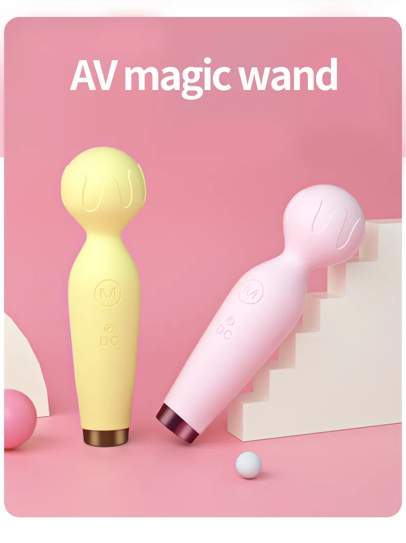 Vibratori Potente vibratore per donne Giocattoli sessuali Massaggio con bacchetta magica a 10 velocità Massaggio USB punto G con bastone AV_voghion.com
