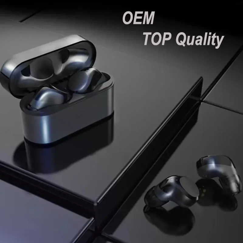 OEM TWS Top Qualitys Earphones ANC White Wireless Earphones Chip Transparency Rename GPS Charging Bluetooth Headphones In-Ear Detection Newes