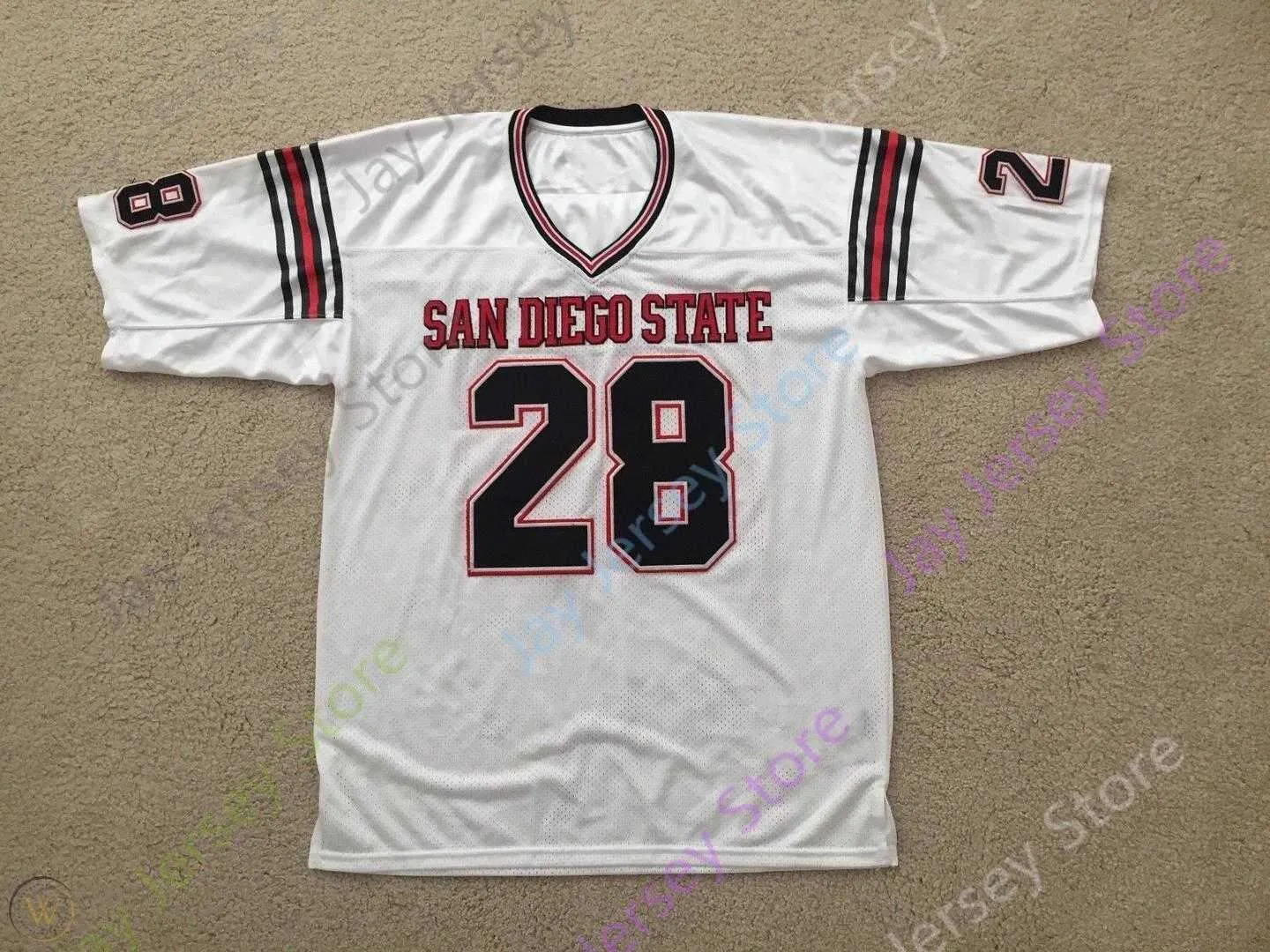 Custom  State Aztecs Football Jersey NCAA College Chance Bell Chase Jasmin Keshawn Banks Rashaad Penny 28 Marshall Faulk Ryan Agnew