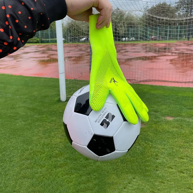 Guanti sportivi Calcio Adulti Calcio Portiere Addensato Protezione in lattice Partita di allenamento per portiere antiscivolo 220923