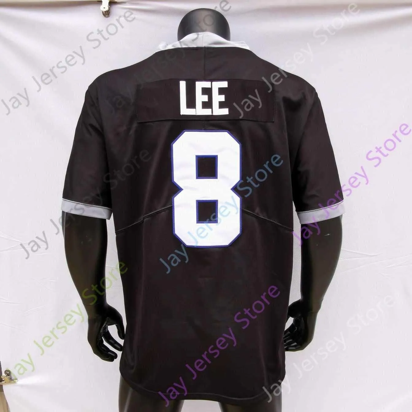 2020 New NCAA Middle Tennessee State Jerseys 8  Lee College Football Jersey Black Size Youth Adult All Stitched