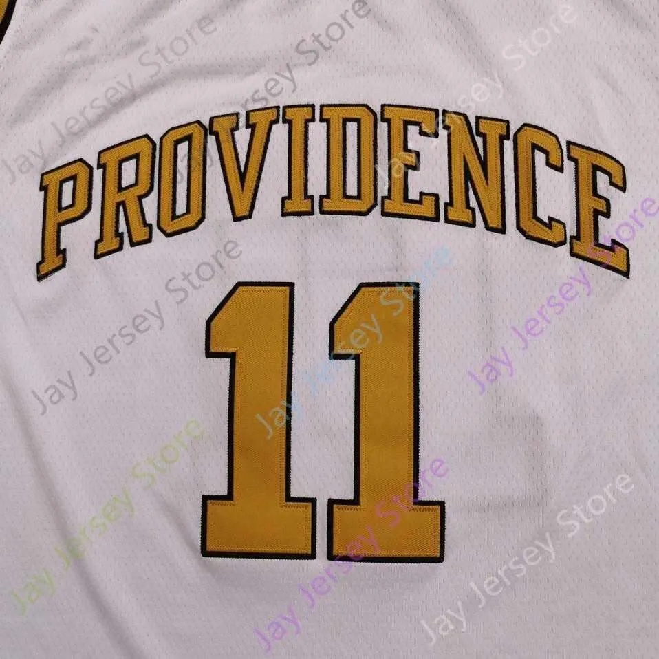 2020 New NCAA Providence Friars Jerseys 11 Reeves College Basketball Jersey White Size Youth Adult Embroidery