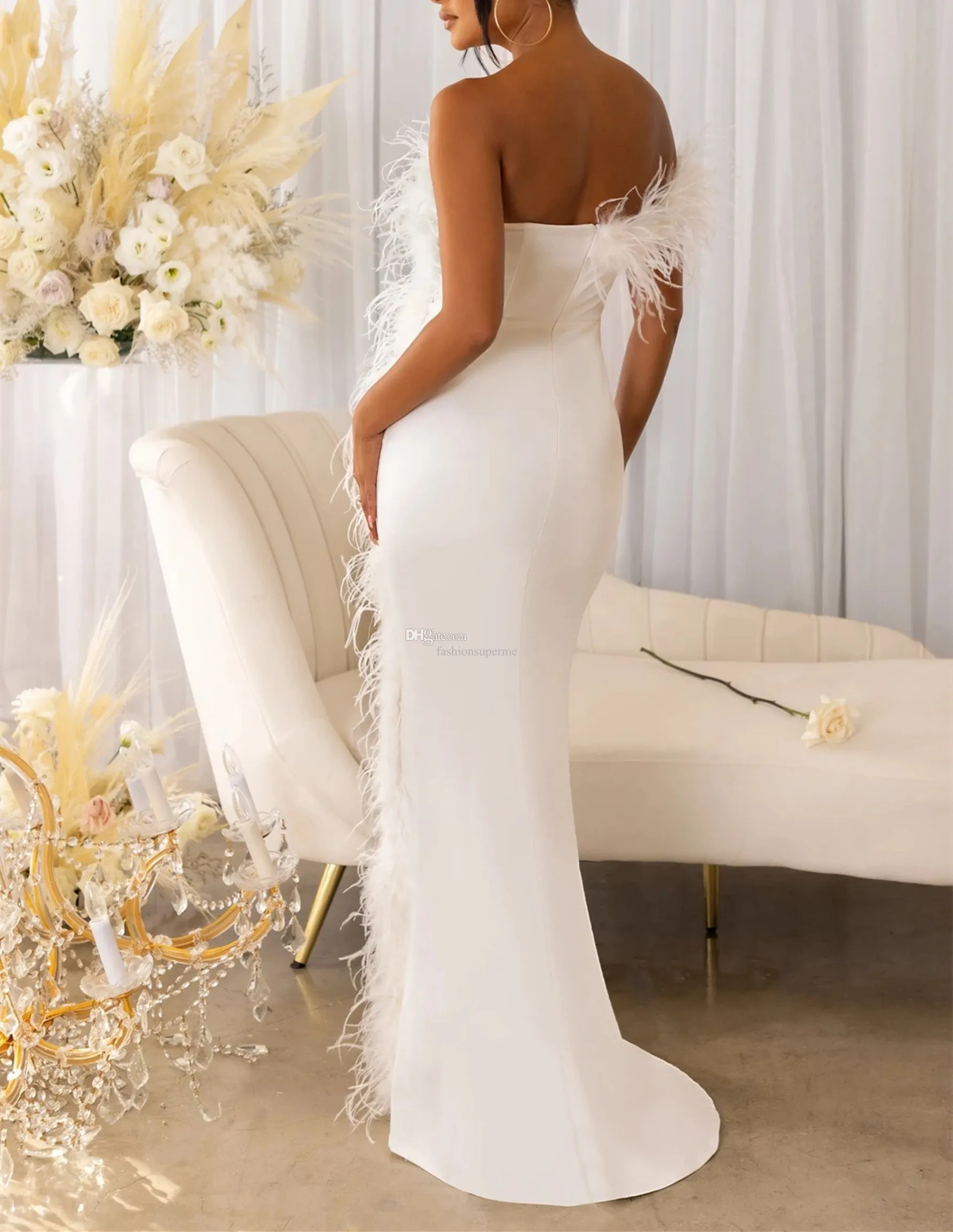 Feather Cocktail Dress, Luxury Sexy Dresses ... From Fashionsuperme, $65.58  | DHgate.Com
