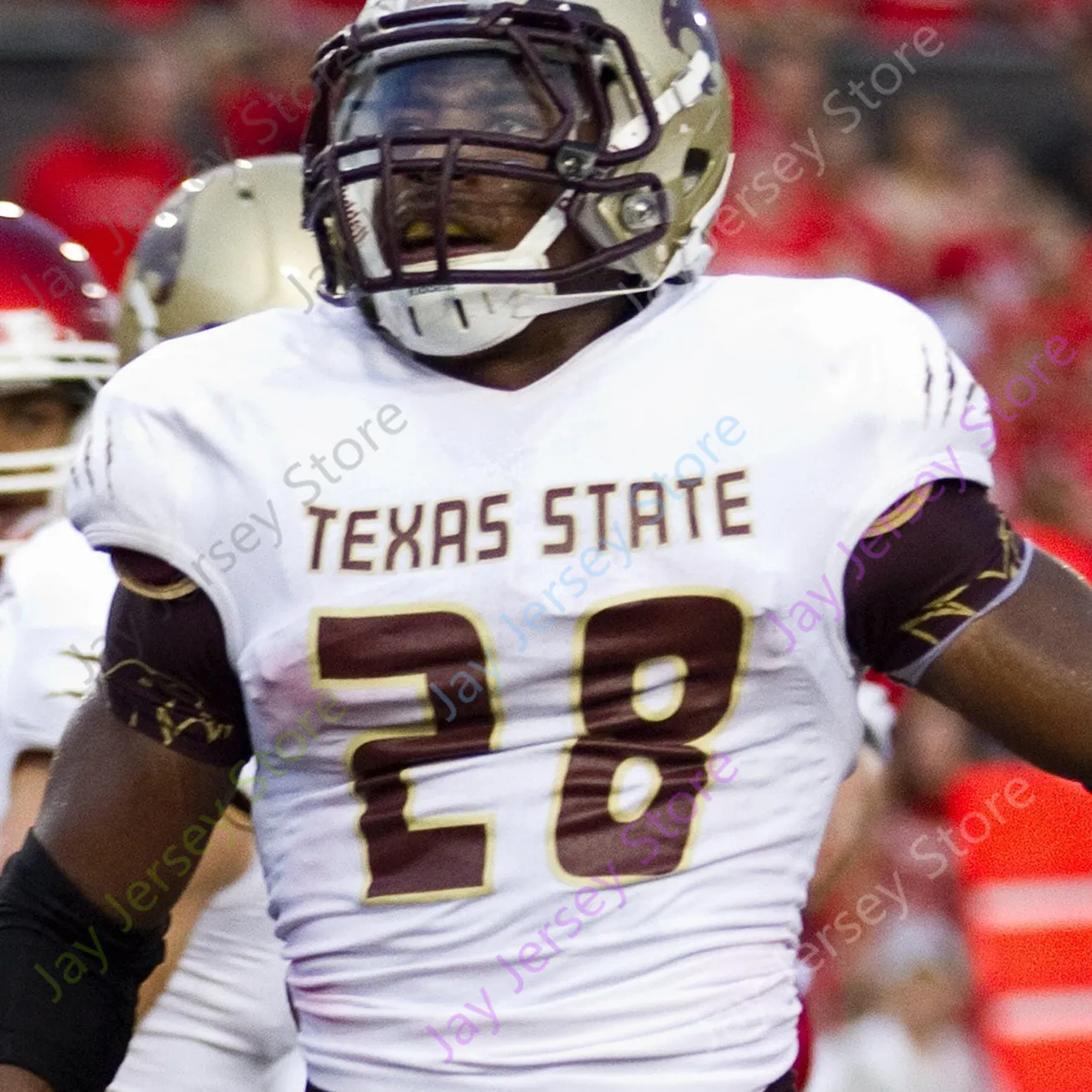 NCAA College Texas State Bobcats Football Jersey Layne Hatcher Hil Ashtyn Hawkins Tupou Kordell Rodgers Bell Morris Harris Brown Ortega-Jones Banks Mayo