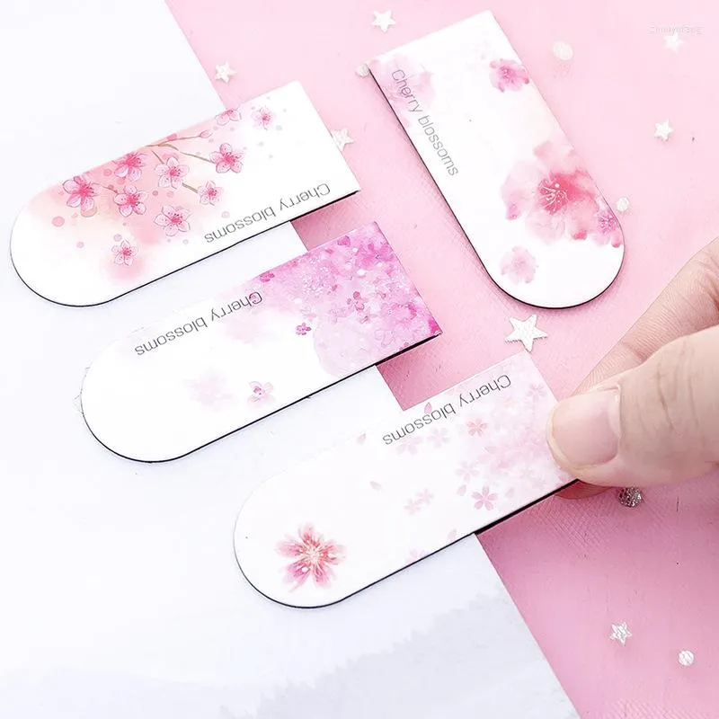 Wholesale Cherry Blossoms Bookmark Books Marker Of Page Student Bookmarks Stationery
