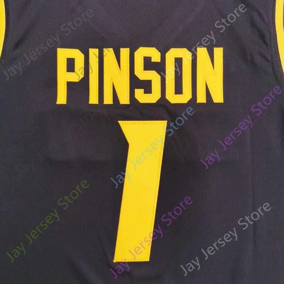 2020 New NCAA Missouri Tigers Jerseys 1 Xavier Pinson College Basketball Jersey Black Size Youth Adult