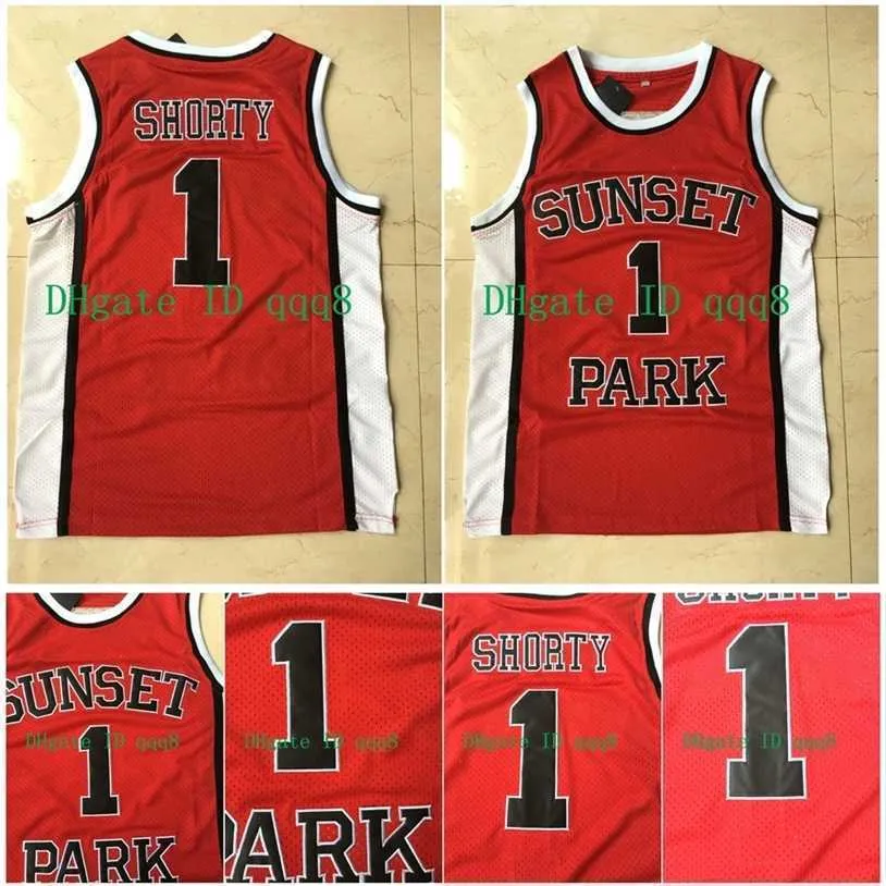 GLA Top Quality 1 1 Fredro Starr Shorty Jersey Sunset Park College College Basketball Jerseys White Red 100 ٪ Sister Size S-XXXL