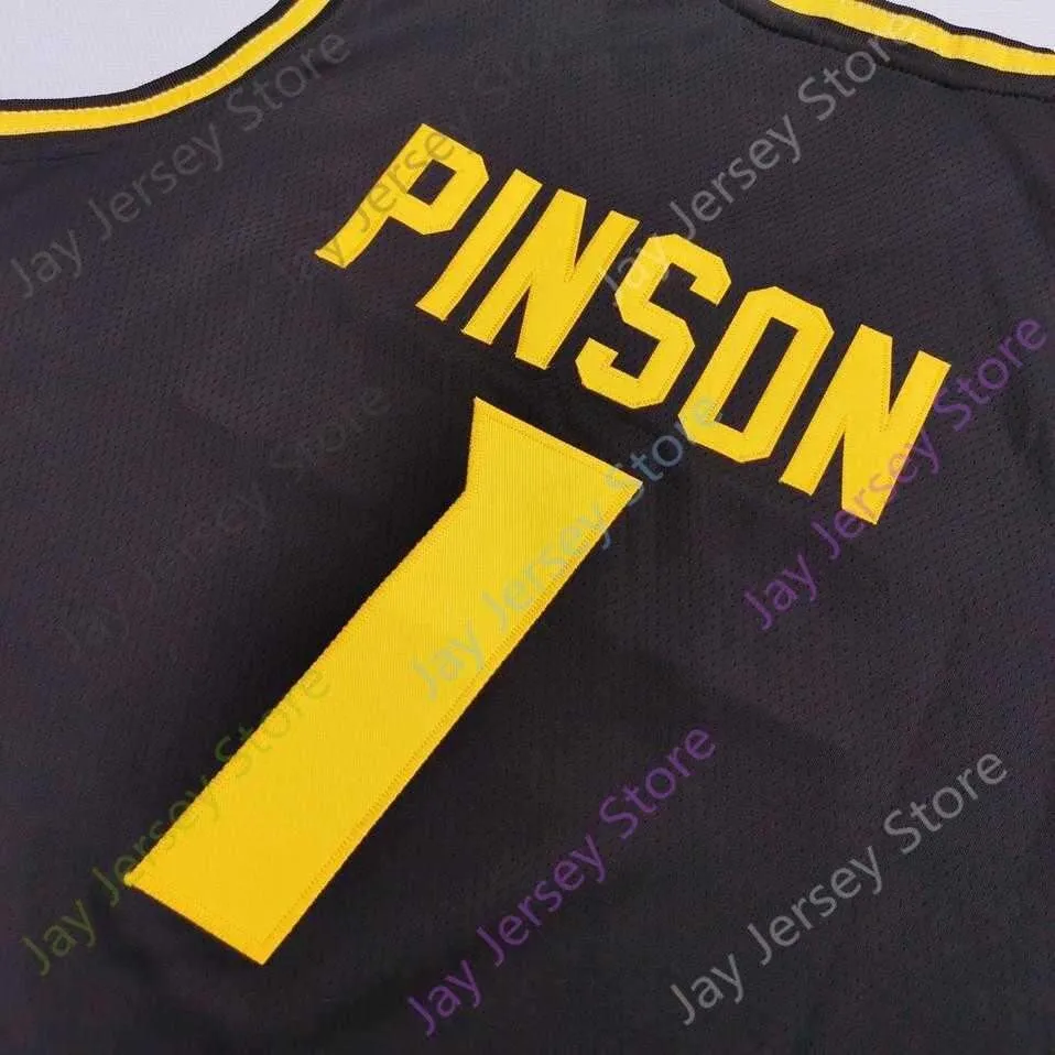 2020 New NCAA Missouri Tigers Jerseys 1 Xavier Pinson College Basketball Jersey Black Size Youth Adult