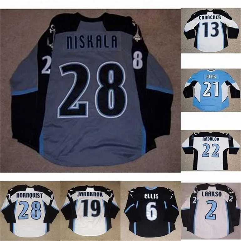 Gla Mit Milwaukee Admirals 13 Conacher Premier 31 Mark Dekanich 21 Beck Premier 19 Calle Jarnkrok 2 Teemu Laakso 28 Janne Niskala Hockey Jersey