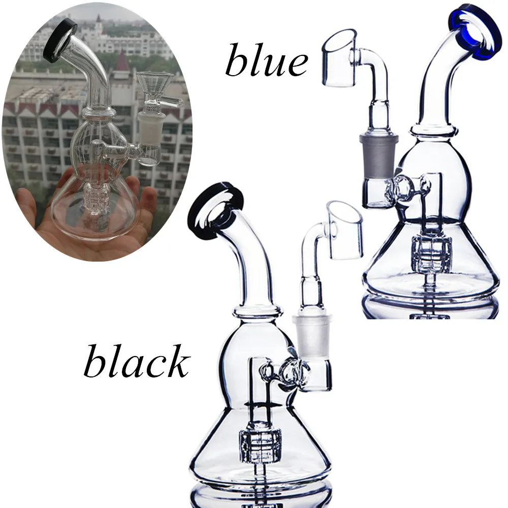 Matrix Perc Fab Egg Glass Bubblers Hookah Bongs Small Percolator Water Pipe Oil Dab Rigs with 14mm Joint