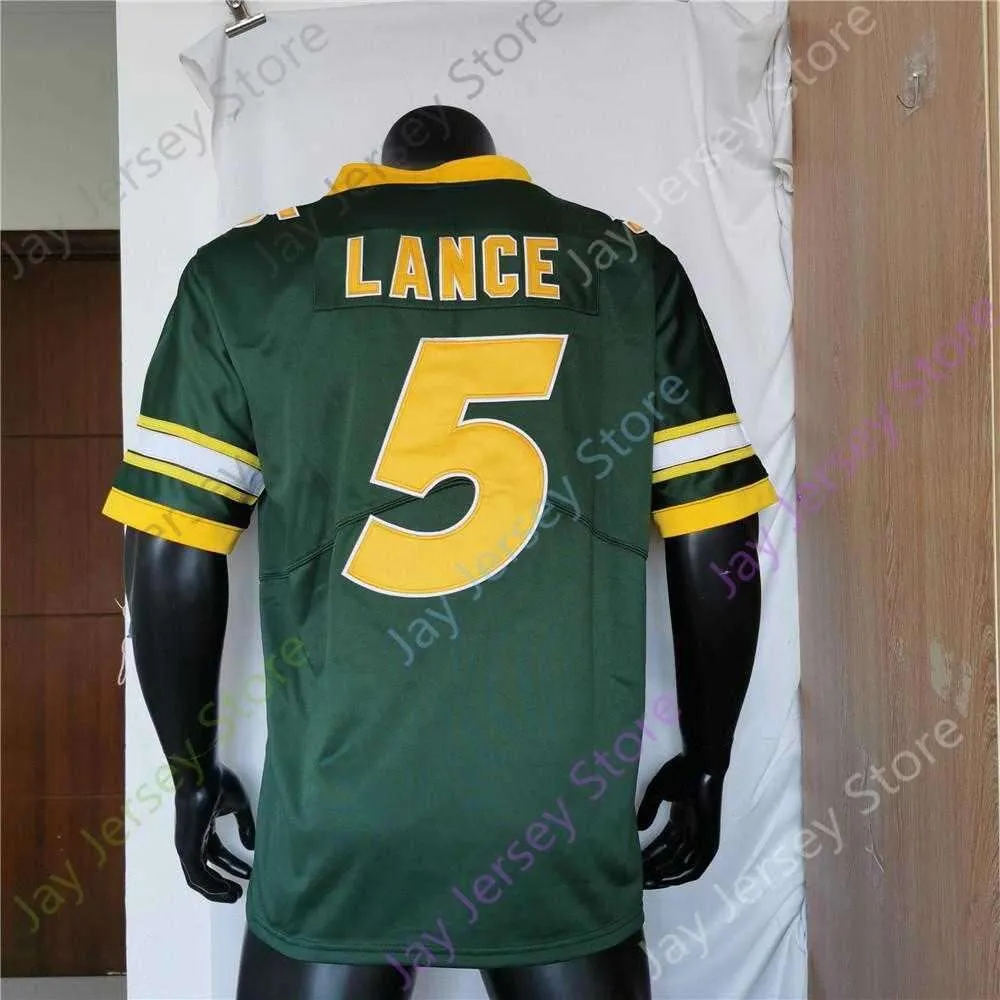 2021 New NCAA College NDSU North Dakota State Bison Jersey Trey Lance Football Jerseys Size S-3XL