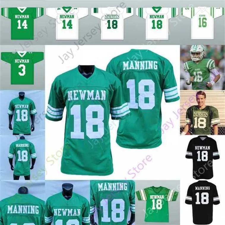 Mitch 2020 Isidore Newman High School Football Jersey 16 Arch 3 Odell Beckham Jr. Cooper Peyton Eli Manning 2021 New