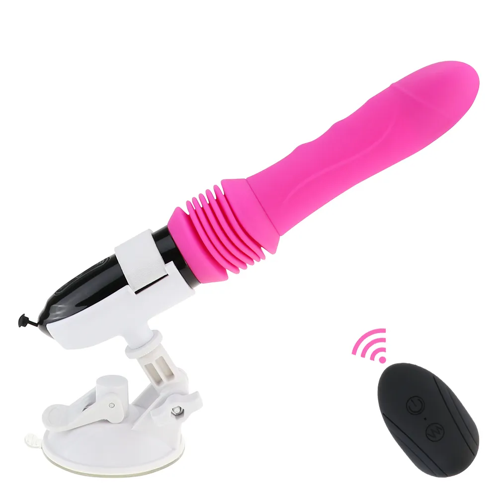 Vibrators Sex hine Telescopic Dildo Vibrator Automatic Up Down Massager G Spot Thrusting Retractable l T_voghion.com