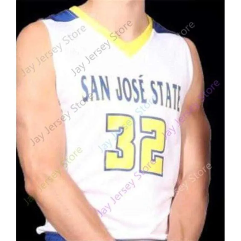 2020 San Jose St Spartans SJSU Basketball Jersey NCAA College Brandon Clarke Ricky Berry Seneca Knight Brae Ivey Craig LeCesne Zach Chappell