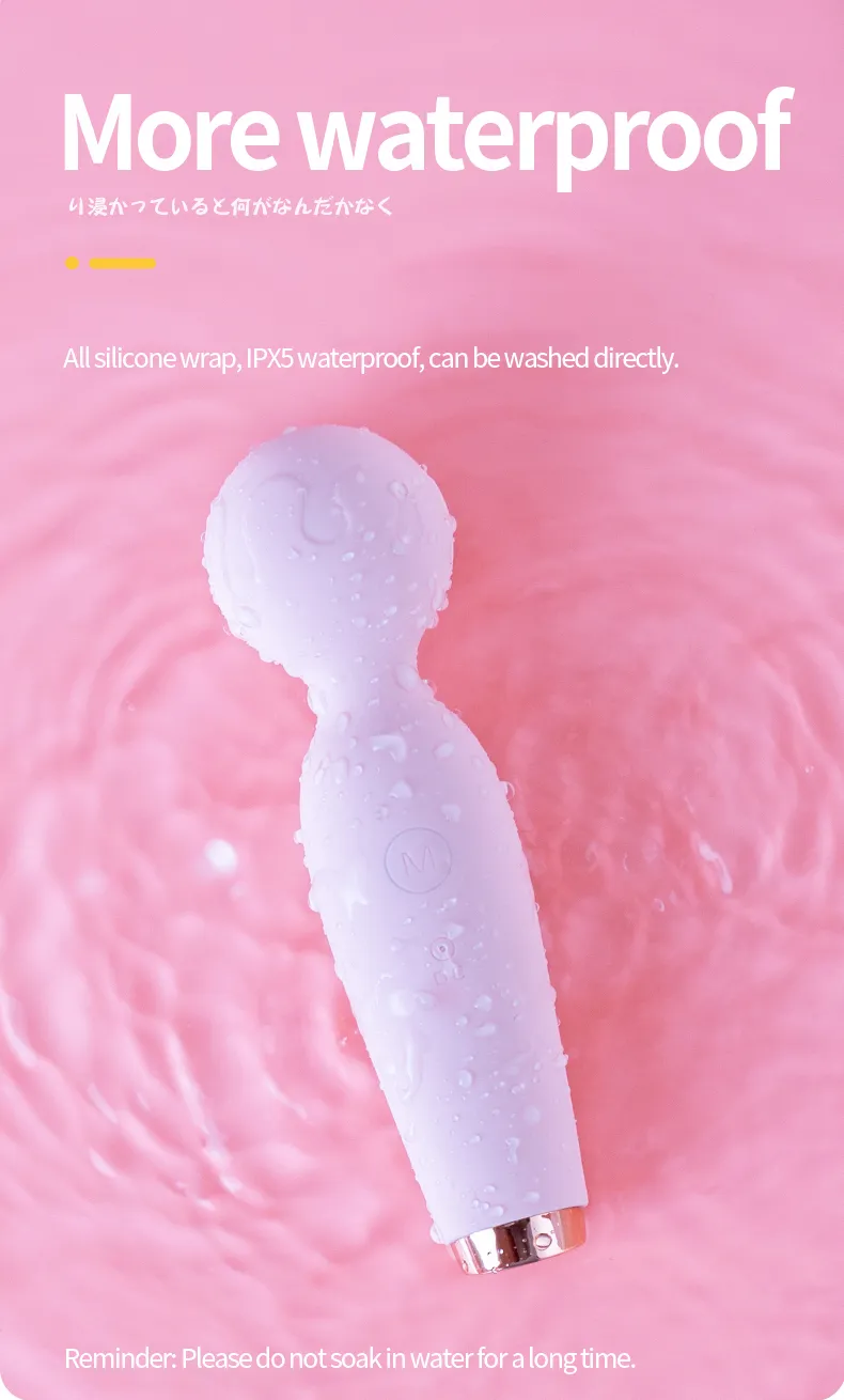 Vibratori Potente vibratore per donne Giocattoli sessuali Massaggio con bacchetta magica a 10 velocità Massaggio USB punto G con bastone AV_voghion.com