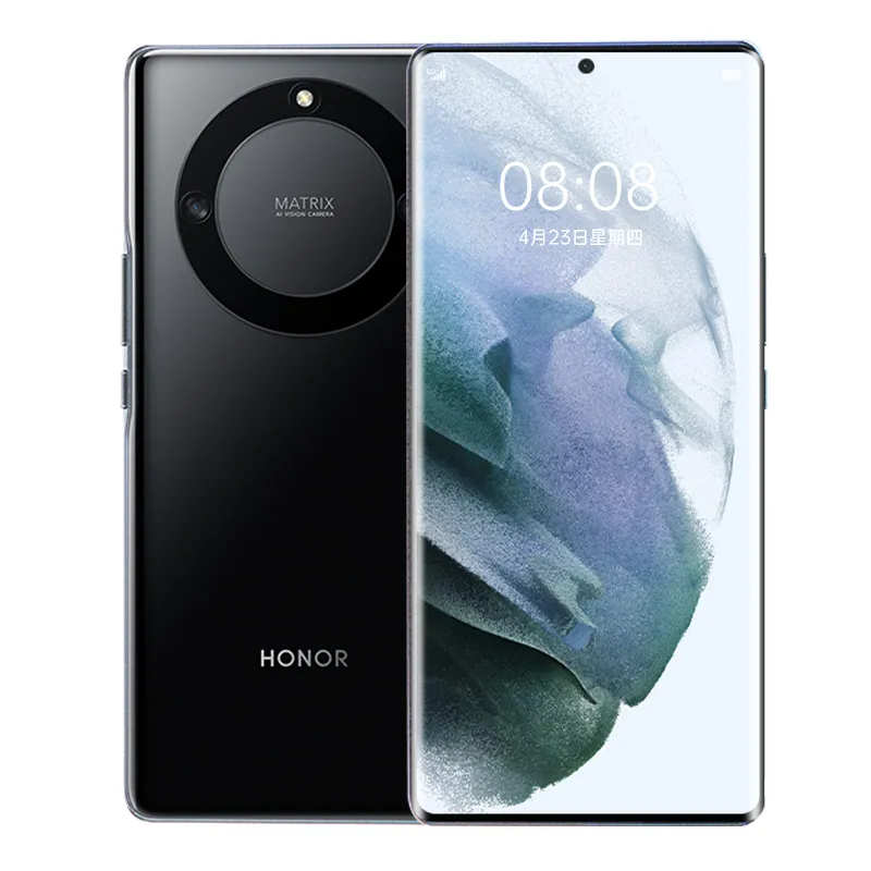 Original Huawei Honor X40 5G Teléfono móvil 8GB 12GB RAM 128GB 256GB ROM Snapdragon 695 50.0MP AI OTG Android 6.67 "120Hz Pantalla AMOLED Identificación de huellas dactilares Cara Teléfono móvil inteligente