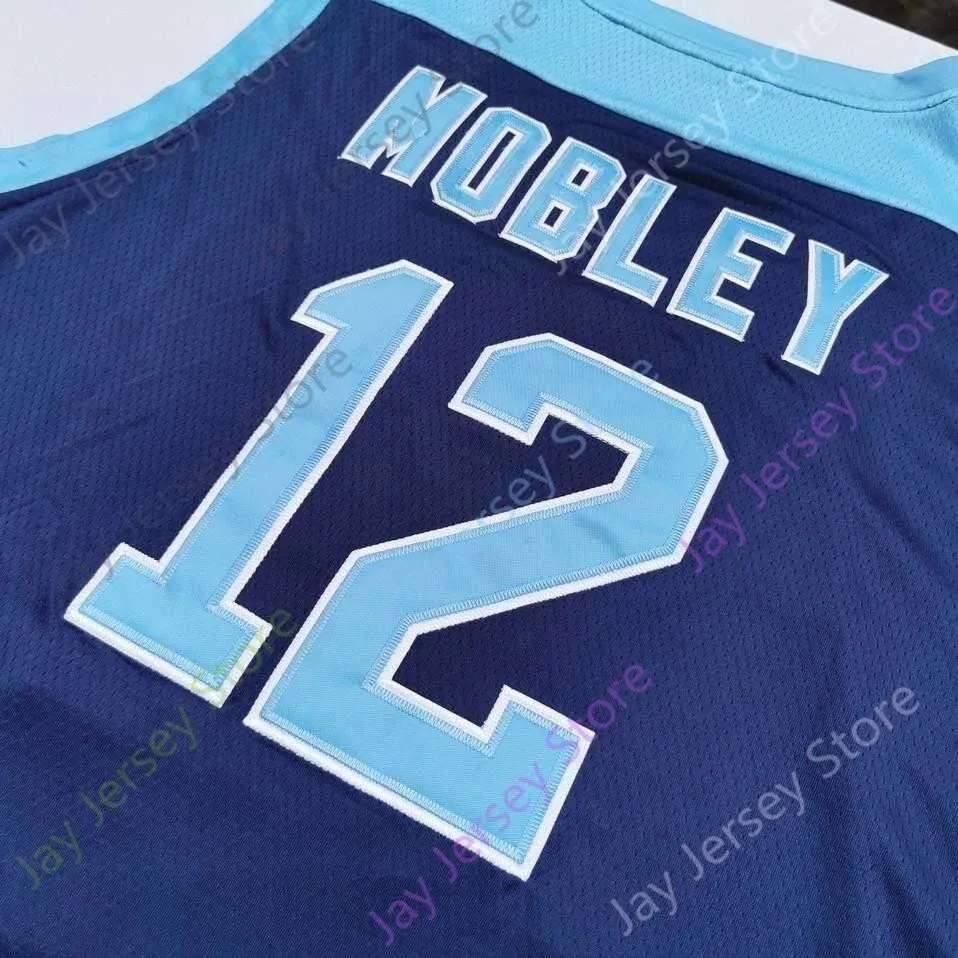 2020 New NCAA Rhode Island Jerseys 12 Cuttino Mobley College Basketball Jersey Navy Size Youth Adult All Stitched