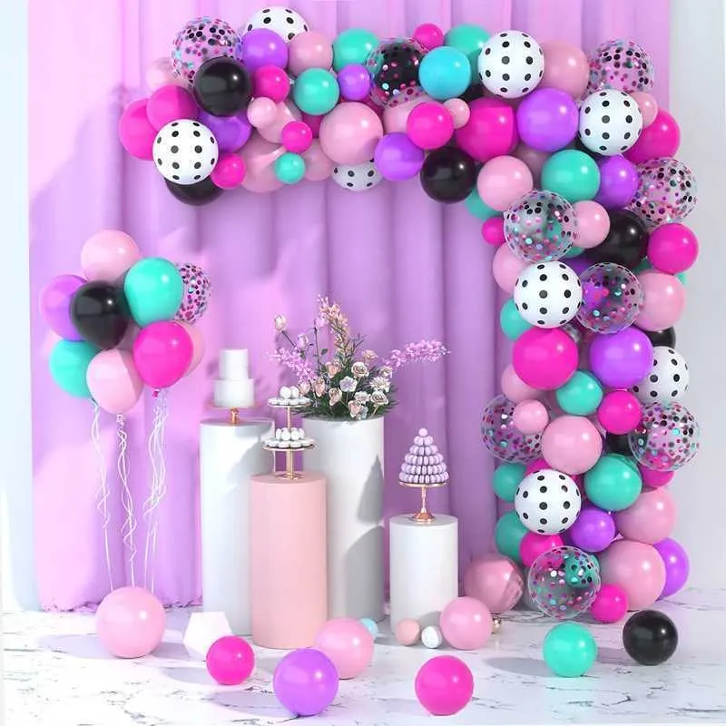 Multicolor Party Decorations Balloon Garland Kit för lol Överraskning Temed Baby Shower Birthday Balloons