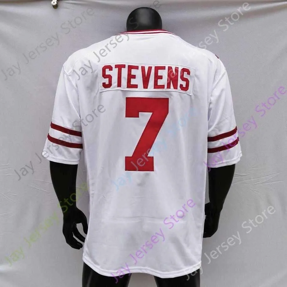 2020 New NCAA Mississippi State Bulldogs MSU Jerseys 7 Stevens College Football Jersey White Size Youth Adult All Stitched Embroidery