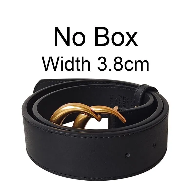 Fashion Mens Designer äkta läderbälten Kvinnor Designers Guld Buckle Belt för män Kvinnor