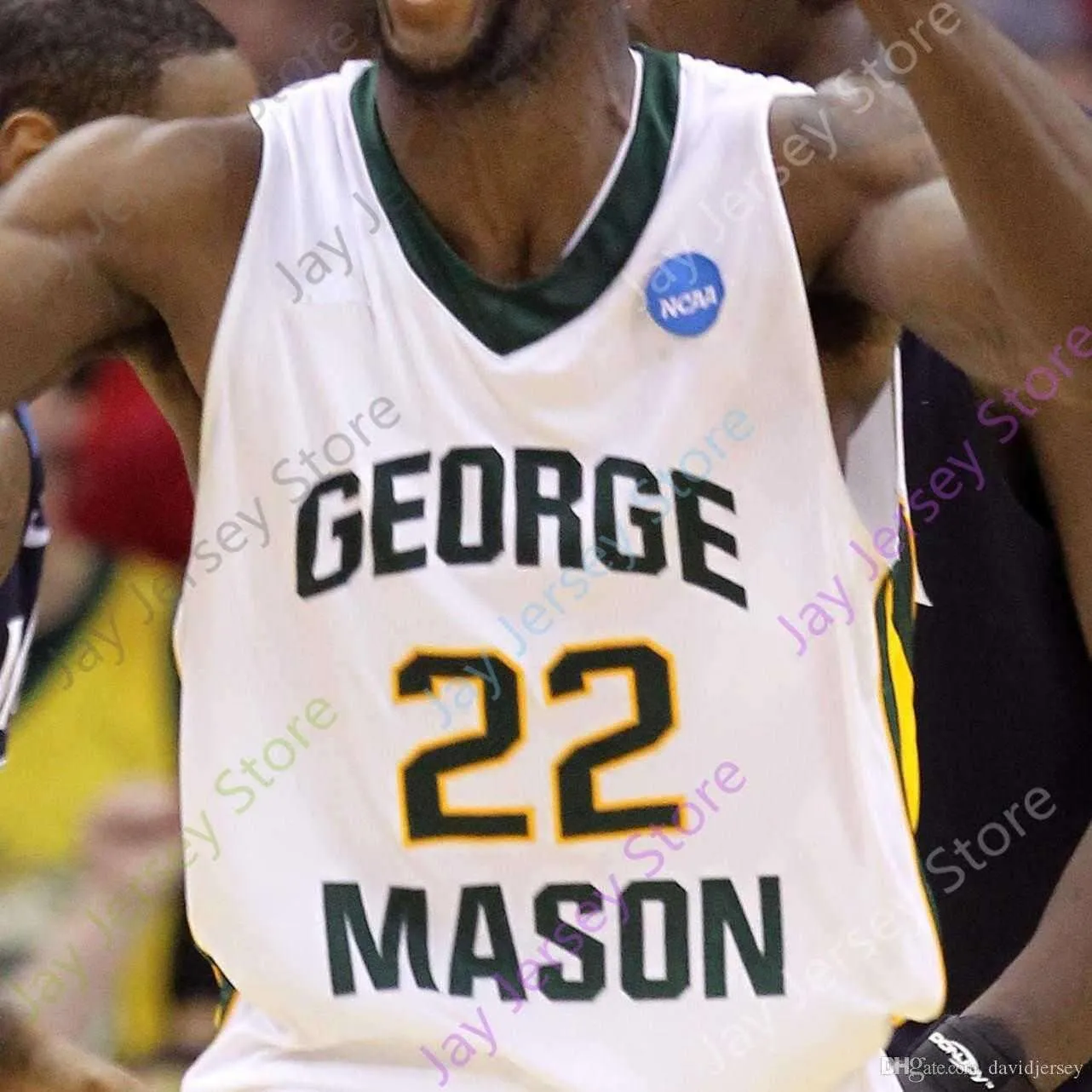 2020 George Mason Basketball Jersey NCAA College Jamal Hartwell II Javon Greene Miller Wilson Xavier Johnson Josh Oduro