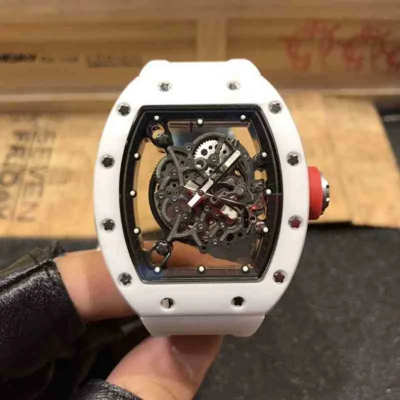 SuperClone Luxury Mens Mechanics Watch Richa Milles Wristwatch Barrel RM055