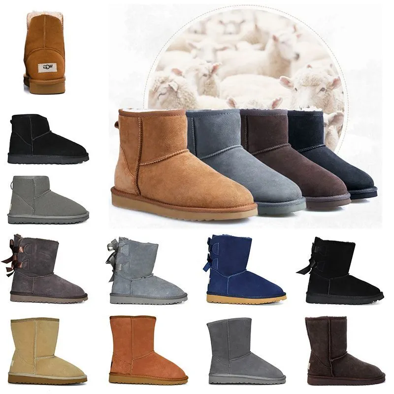 Australia Classic Mini Snow Boots For Women Warm & Cozy Satin Ankle