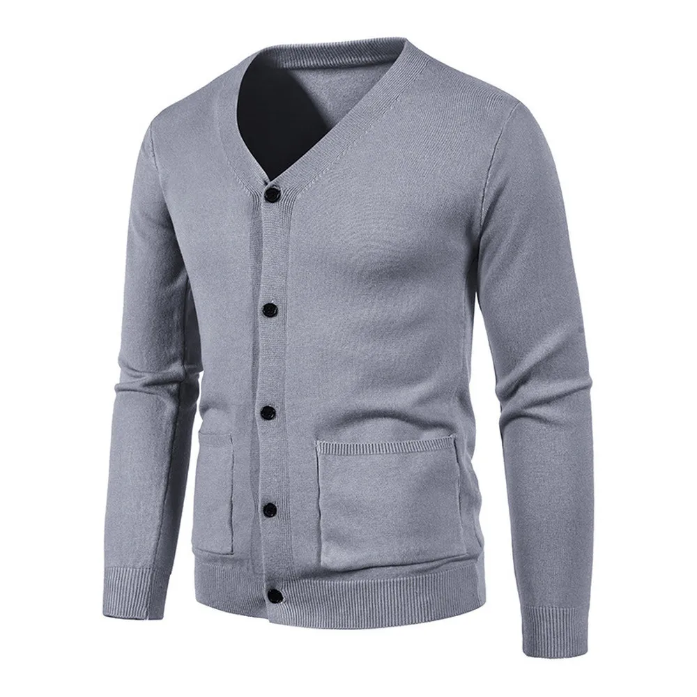 Men's Sweaters Autum Winter Brand Fashion Knitted Men Cardigan Sweater Slim Korean Casual Coats Jacket Mens Clothing 220927
