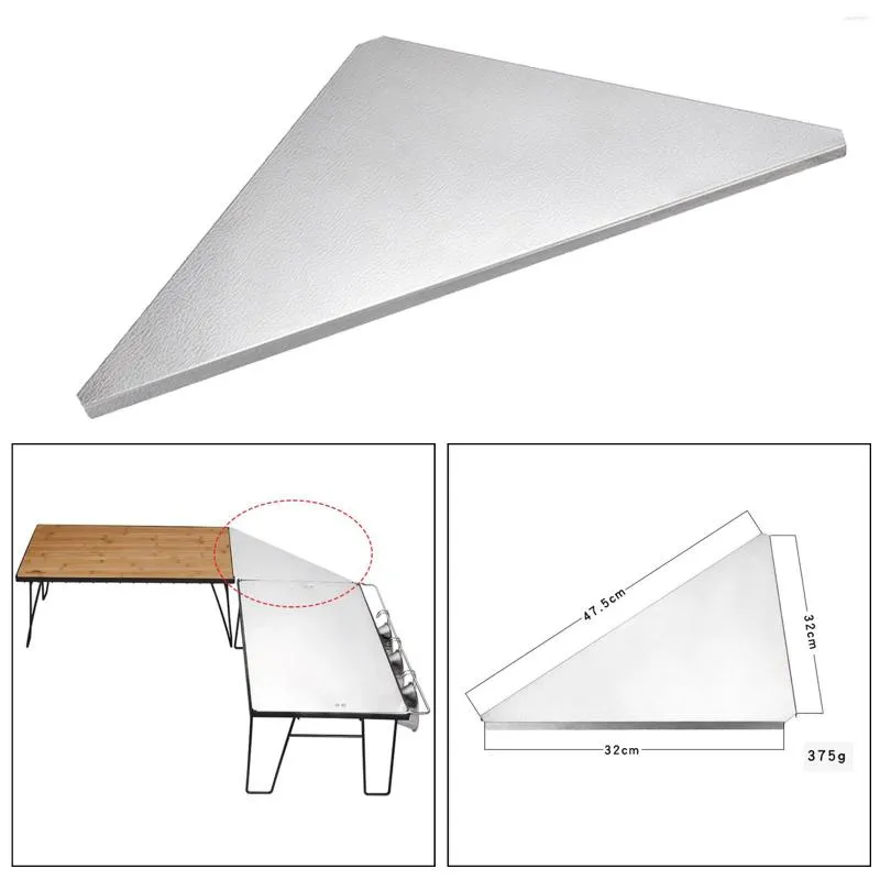 Camp Furniture Triangular Table Desk Top Plate Folding Accessories Auxiliary Tray