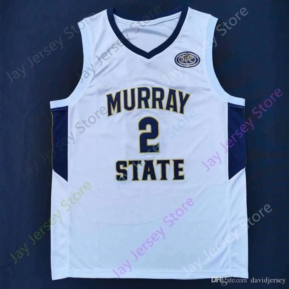 2020 Murray State Basketball Jersey NCAA College Morant Tevin Brown KJ Williams Anthony Smith Chico Carter Jr. Jaiveon Eaves DaQuan Smith