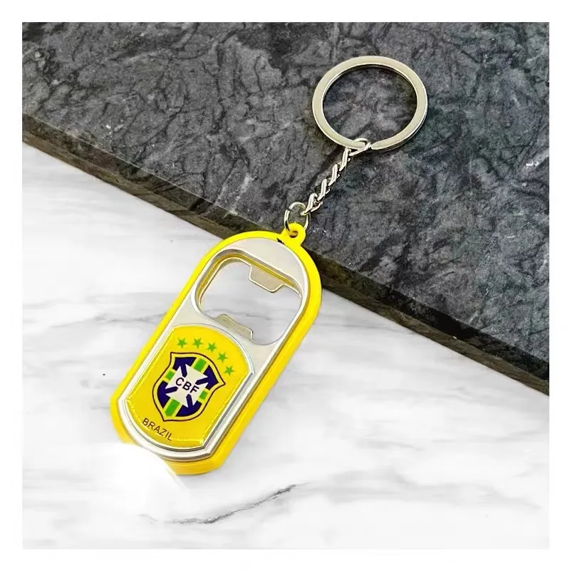 Key Chain Bottle Opener Party Favor Luminous Creative Small Gift Keyringbar Bar Football Fan Souvenir