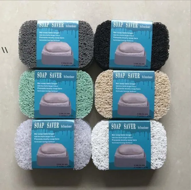 Soap Saver Bar Dishes Soap Soap Dearn Self Sever Soaps Saver Pads Daver Pad Pad Pad Soap Holders for Bathroom Kitchen Tub 6 Colors BBB15792