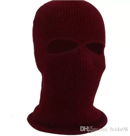 New Army Tactical Winter Warm Ski Cycling 3 Hole Balaclava Hood Cap Full Face Mask Winter Women Men Face Mask Keep Warm In Winte WL1284