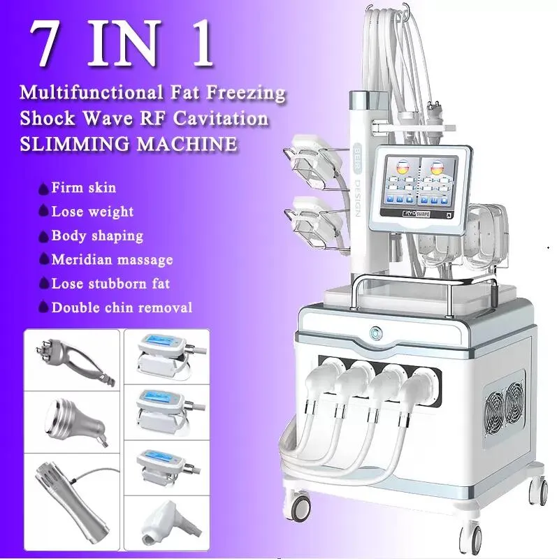 Professional Cryolipolysis Cool Fat reduction Slimming Machine lipolaser Shock Wave Therapy Muscle Pain Relief fat removal weight loss beauty equipment