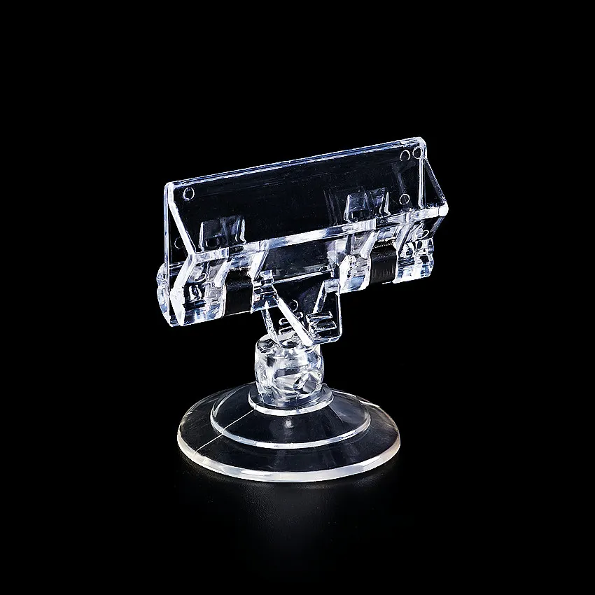 Retail Supplies POP Suction Sucher Cup Clear Sign Display Promotion Price Tag Clips Holders Strong Suck Ability 30pcs