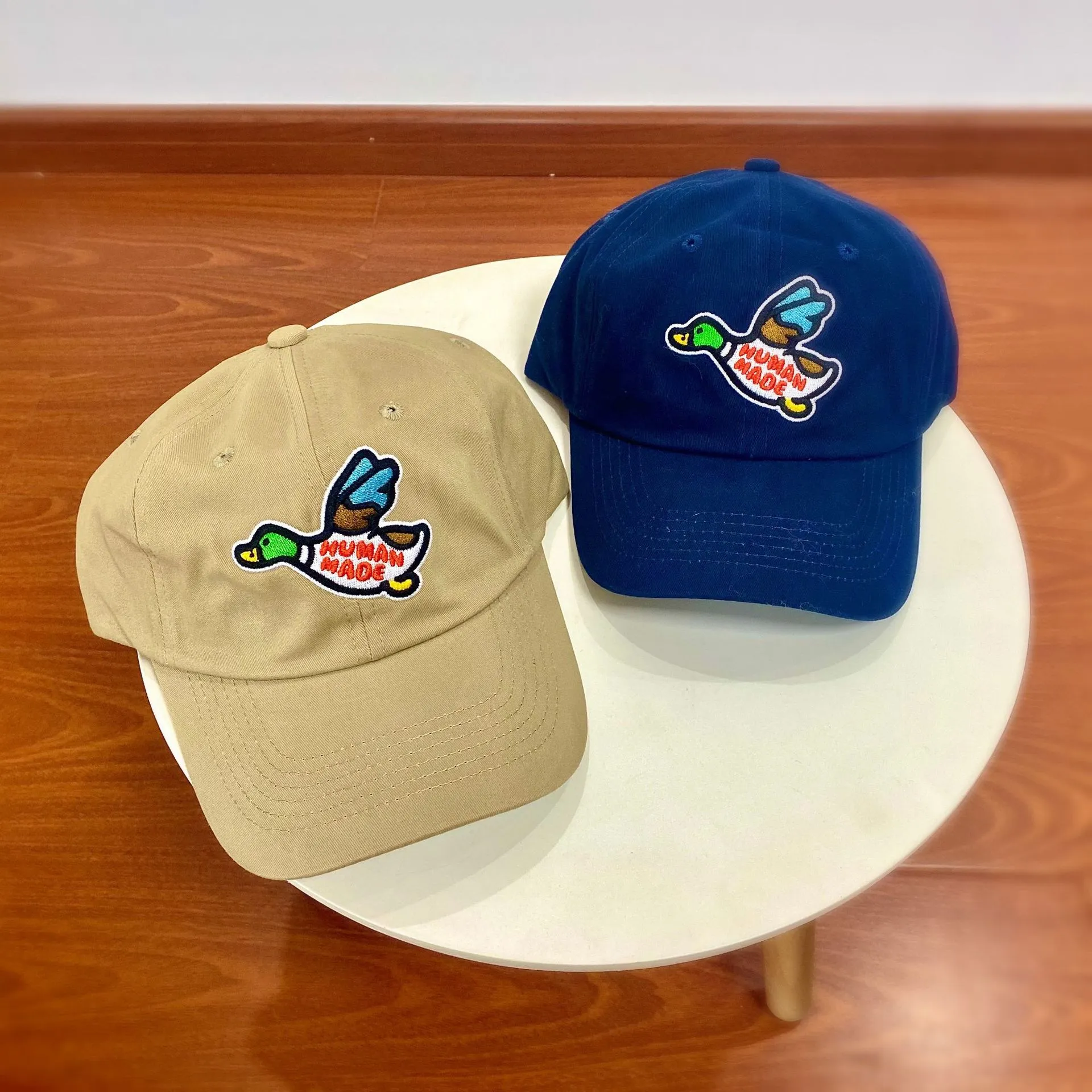 Baseball Caps with Flying Duck Embroidered Logo Male and Female Sun Cap Lovers Fashion Hats