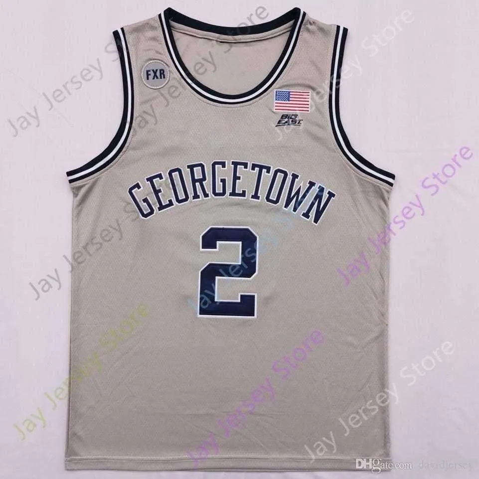 Custom Georgetown Hoyas Basketball Jersey NCAA College Omer Yurtseven James Akinjo Mac lung Jamorko Pickett Josh LeBlanc Jagan Mosely