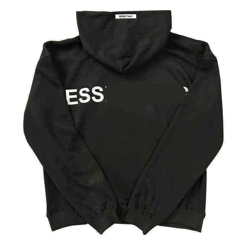 ESS Offerice Print Hoodie Высококачественный простые сплошные женские женские дамы сладкий свитер в стиле колледжа зимний повседневный капюшон